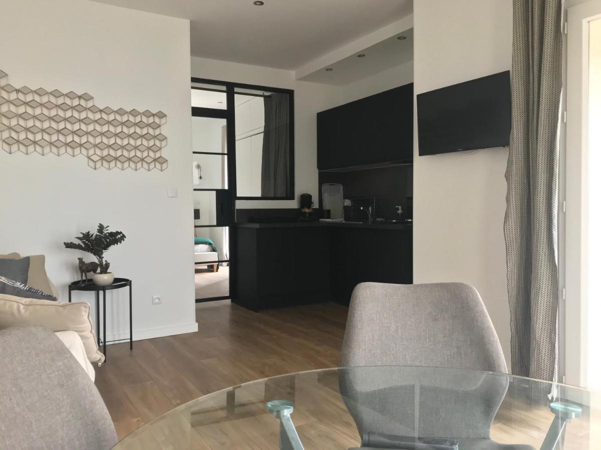 Home Sweet Home 2 Pieces 42 M2 Chambre, Salon, Cuisine, Grande Terrasse, Parking Proche Centre Ville Et Mer Бастия Екстериор снимка